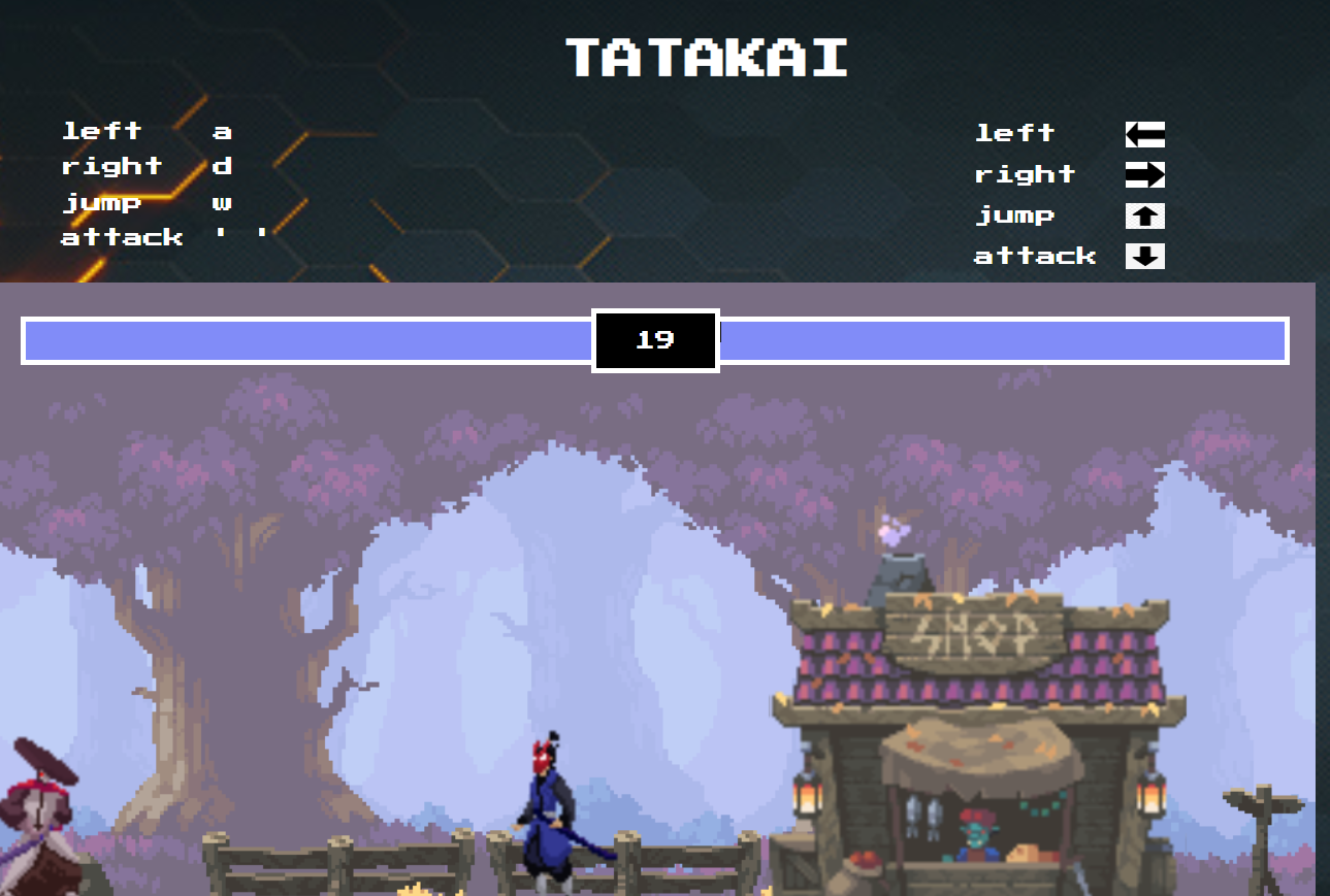 Screenshot of the games